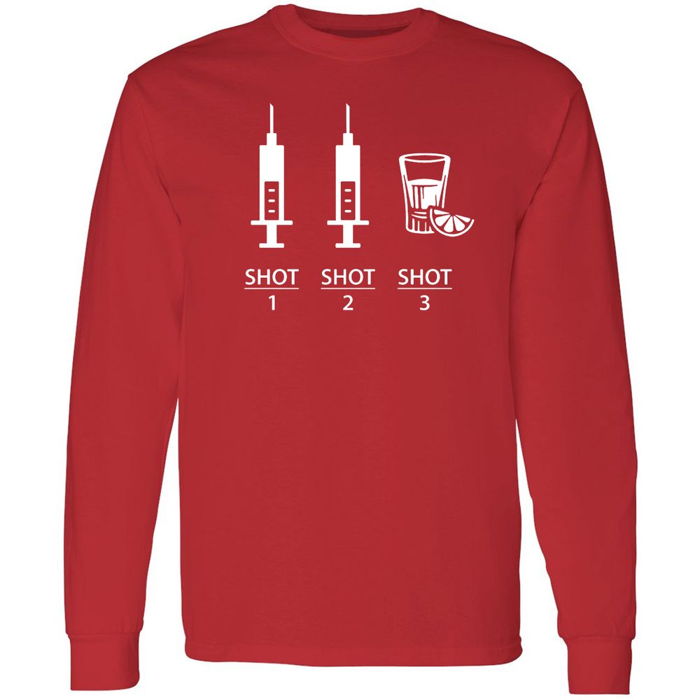 Long Sleeve T-Shirt - PCLKGBSJ - Red - 14
