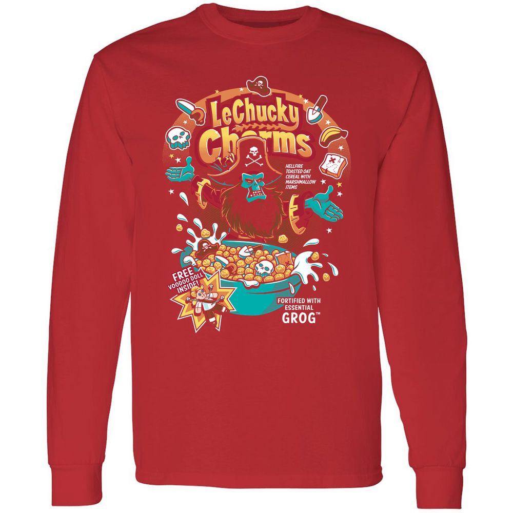 Long Sleeve T-Shirt - F8QSKV5Z - Red - 14
