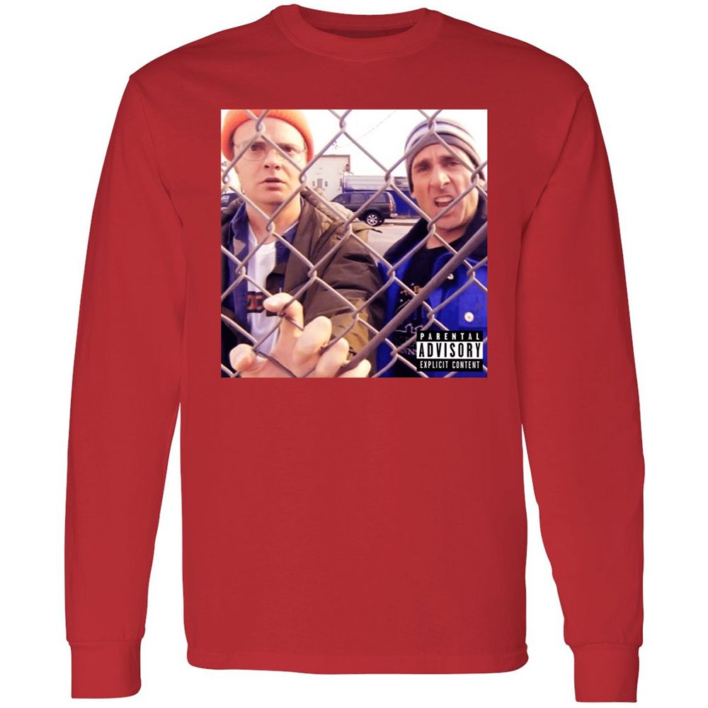 Long Sleeve T-Shirt - 4BZDP6P2 - Red - 14