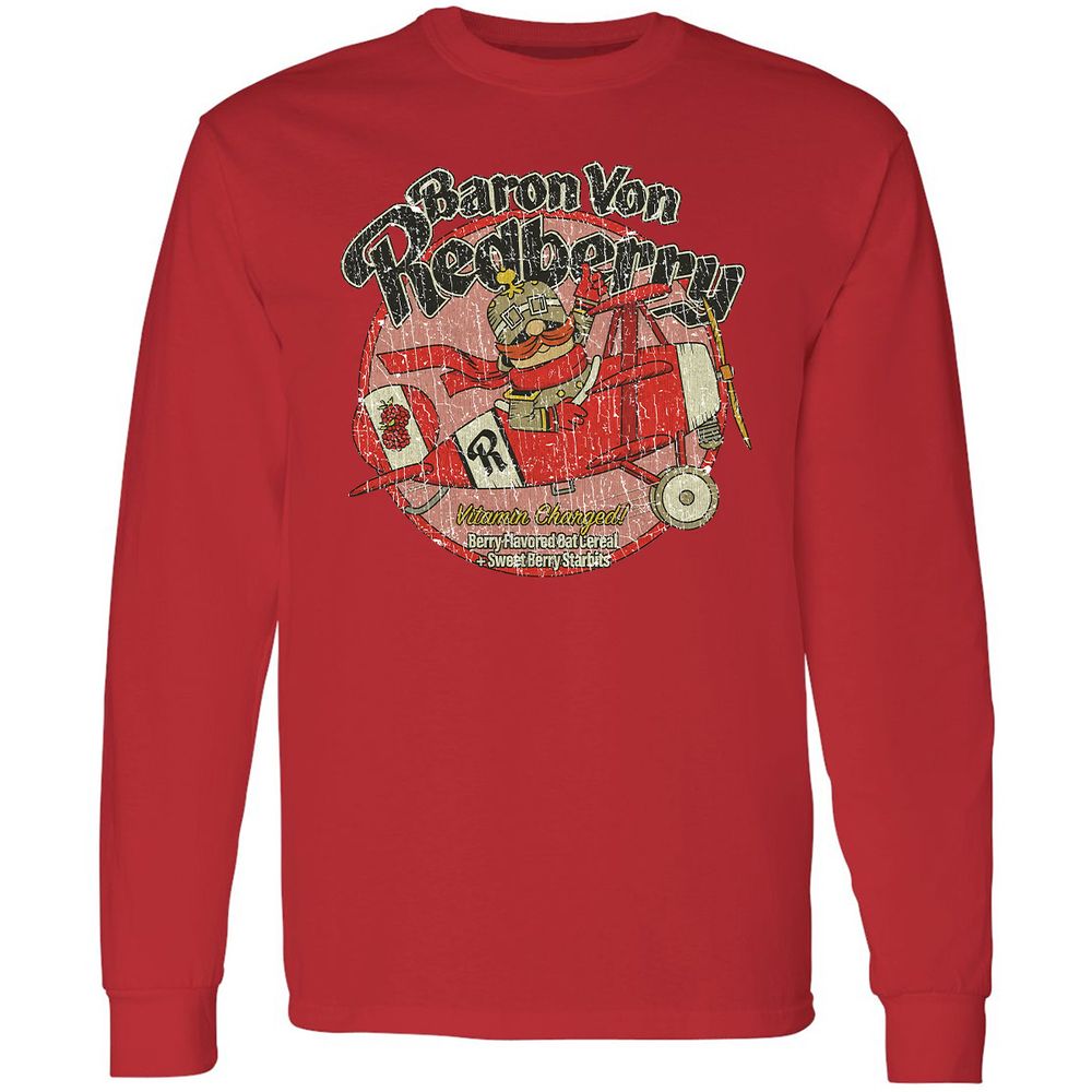 Long Sleeve T-Shirt - CTSHKN96 - Red - 14