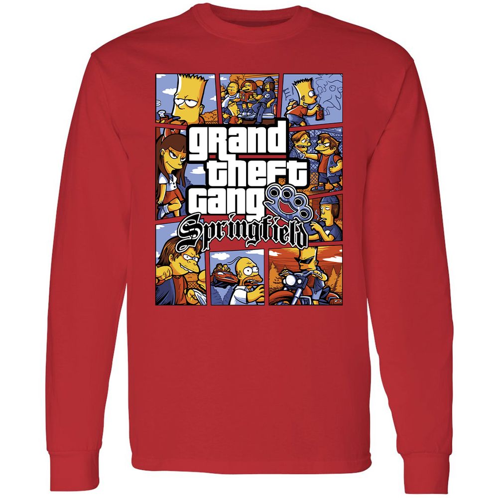 Long Sleeve T-Shirt - CAPK1WB9 - Red - 14