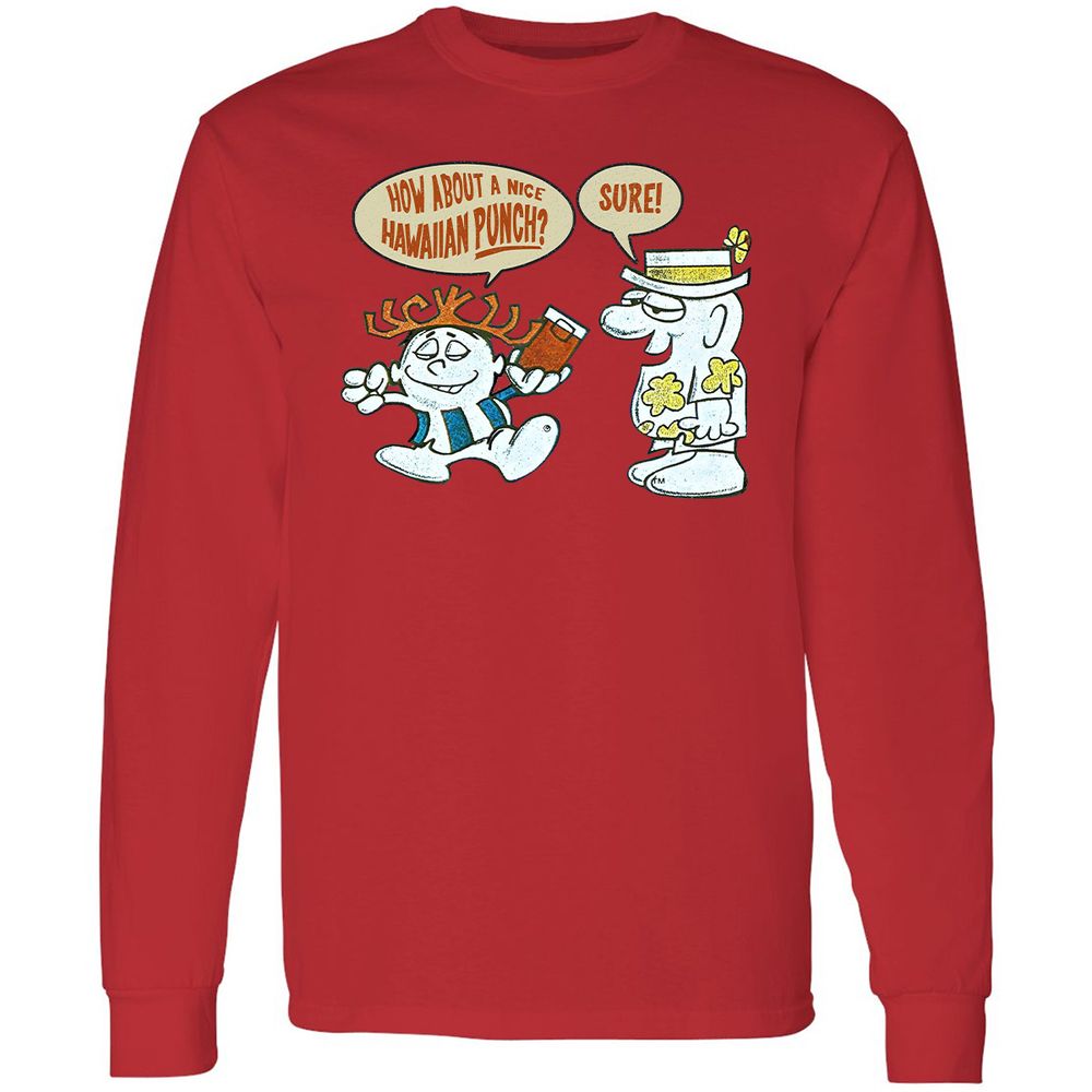 Long Sleeve T-Shirt - 1VK5DK9Y - Red - 14