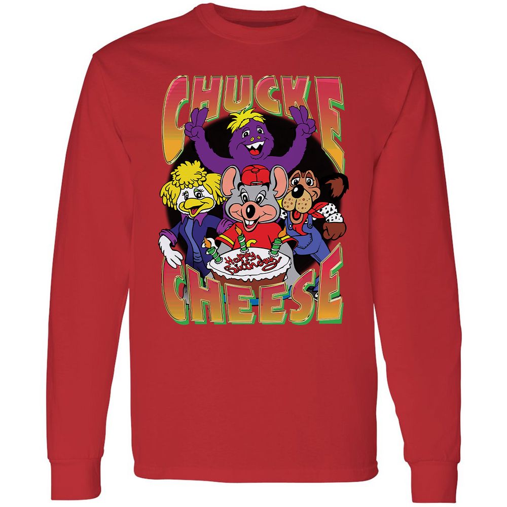 Long Sleeve T-Shirt - 35VHX47E - Red - 14