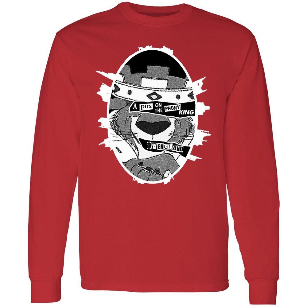 Long Sleeve T-Shirt - YWH3BVBC - Red - 14