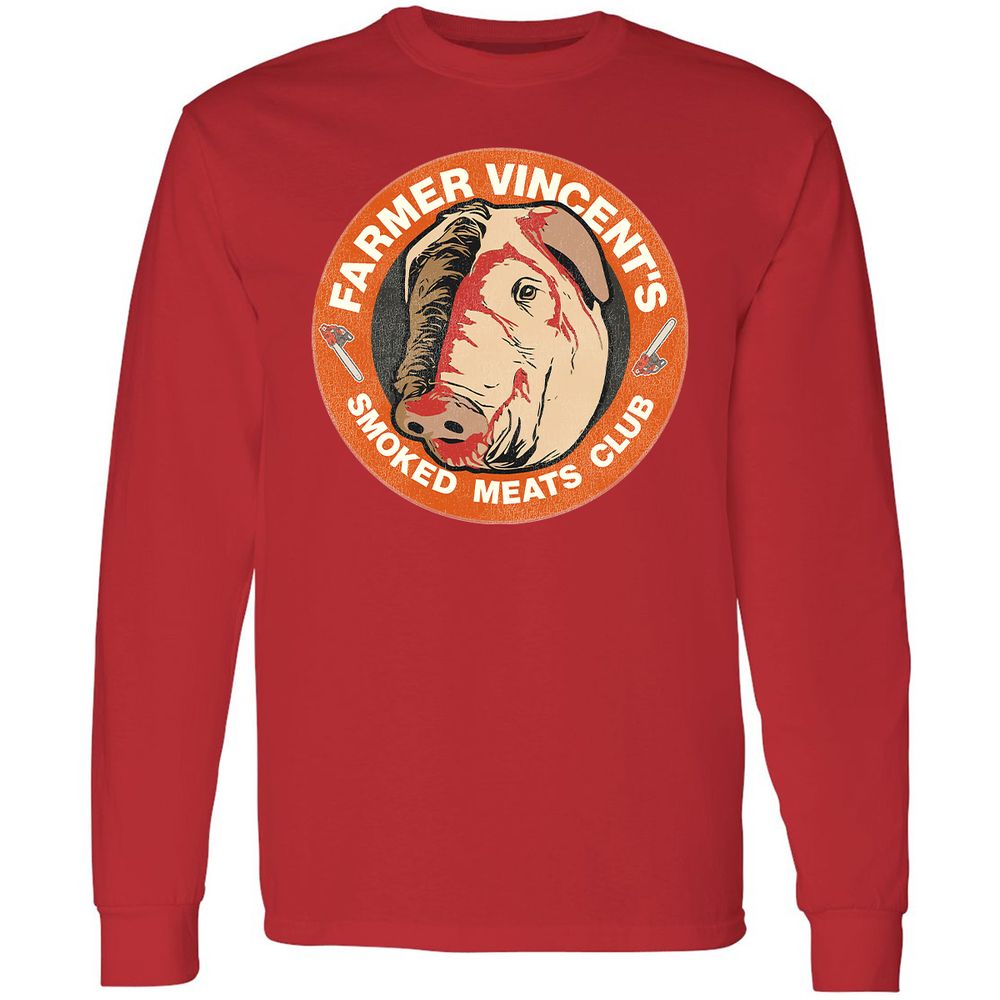 Long Sleeve T-Shirt - A5CRVHKU - Red - 14