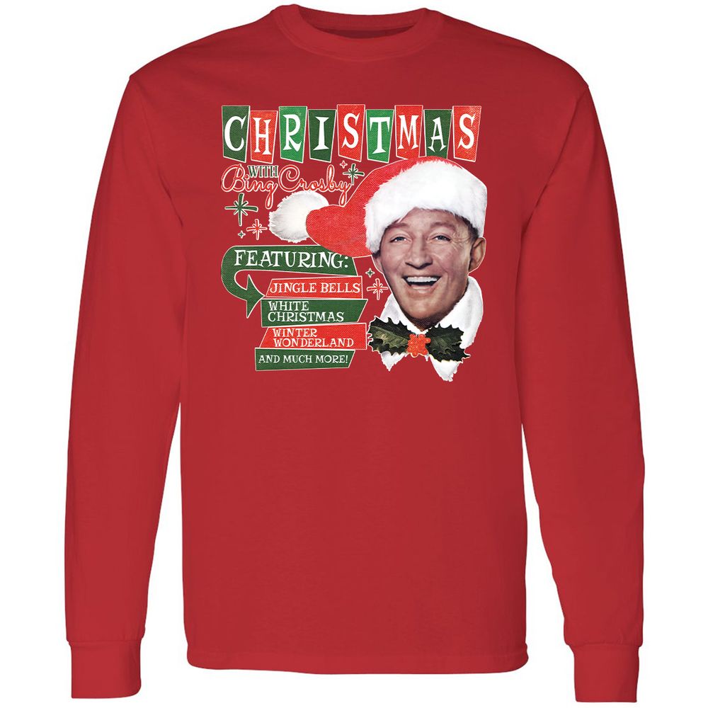 Long Sleeve T-Shirt - GZBLUS7U - Red - 14