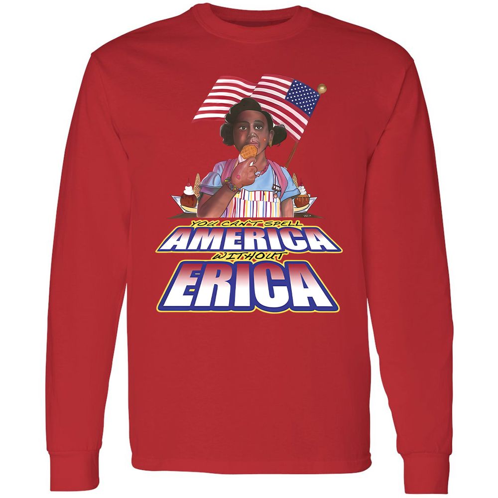 Long Sleeve T-Shirt - WXBU91QL - Red - 14