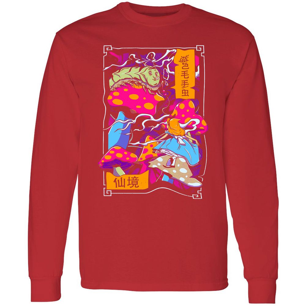 Long Sleeve T-Shirt - 1KL7CRSR - Red - 14