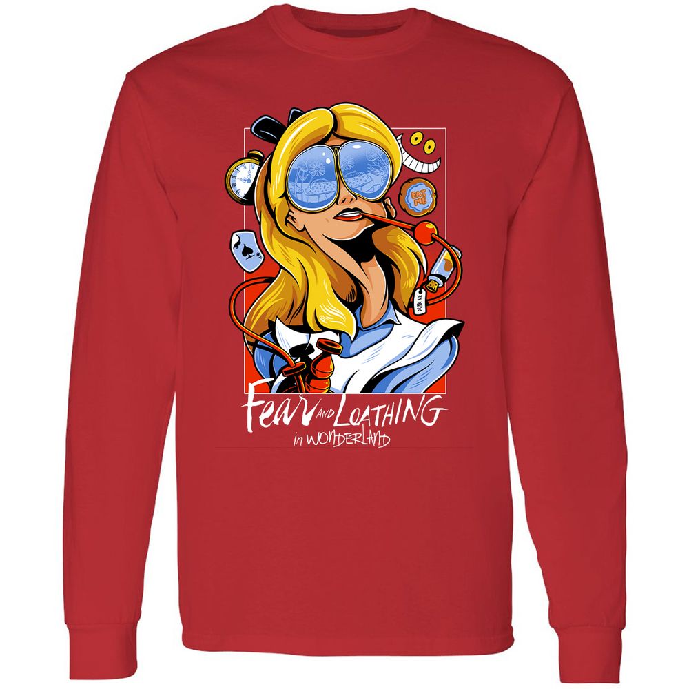 Long Sleeve T-Shirt - GC29Q91A - Red - 14