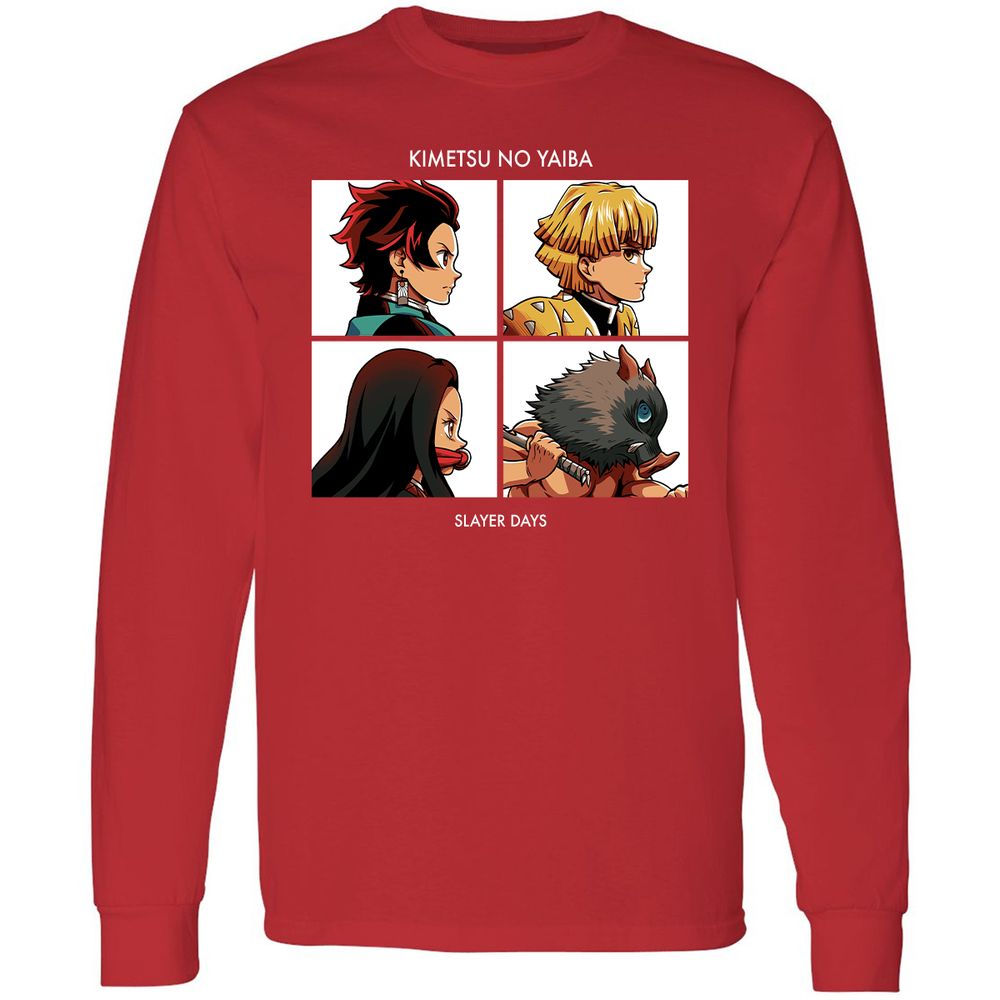 Long Sleeve T-Shirt - 5XVVG6Y4 - Red - 14