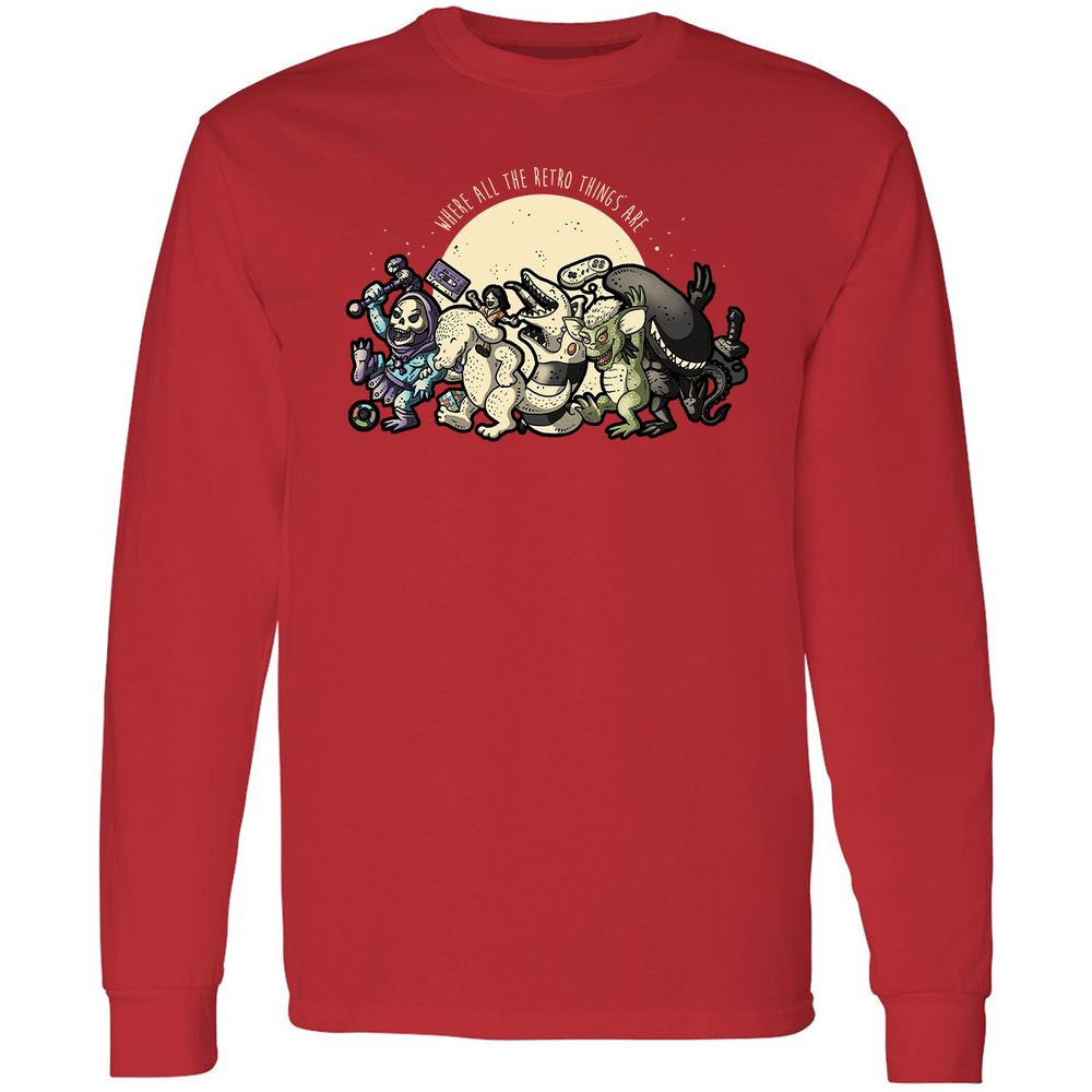 Long Sleeve T-Shirt - 7MLXA5K7 - Red - 14