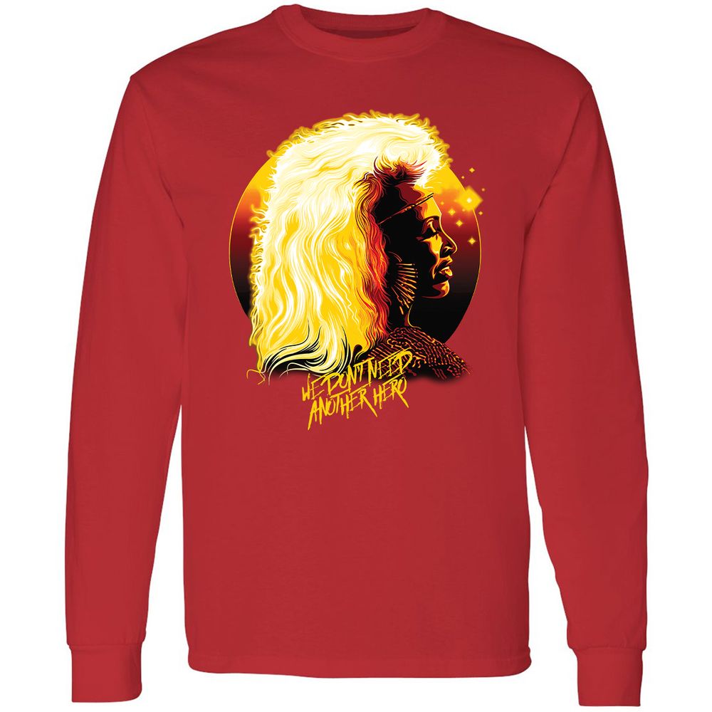 Long Sleeve T-Shirt - QM4VB8J9 - Red - 14