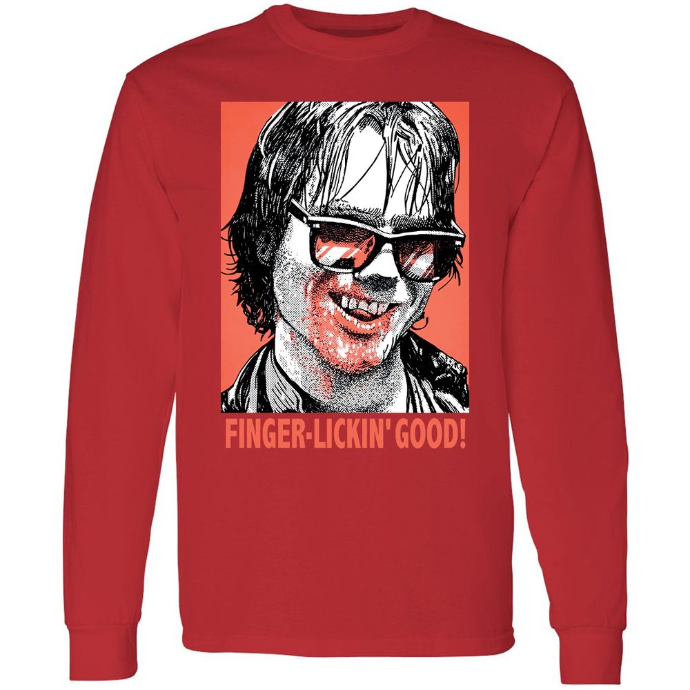 Long Sleeve T-Shirt - CTK86RB1 - Red - 14