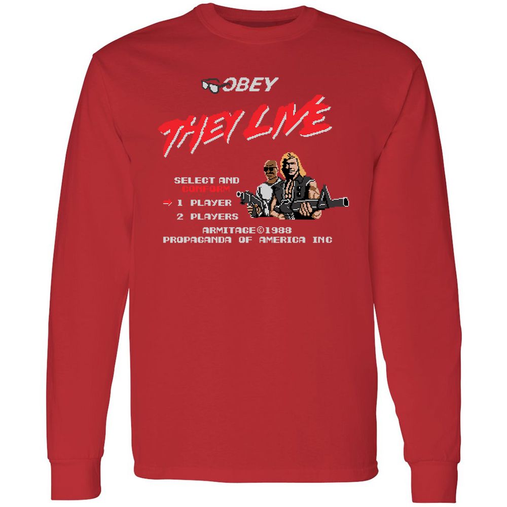 Long Sleeve T-Shirt - SHV6FXTY - Red - 14