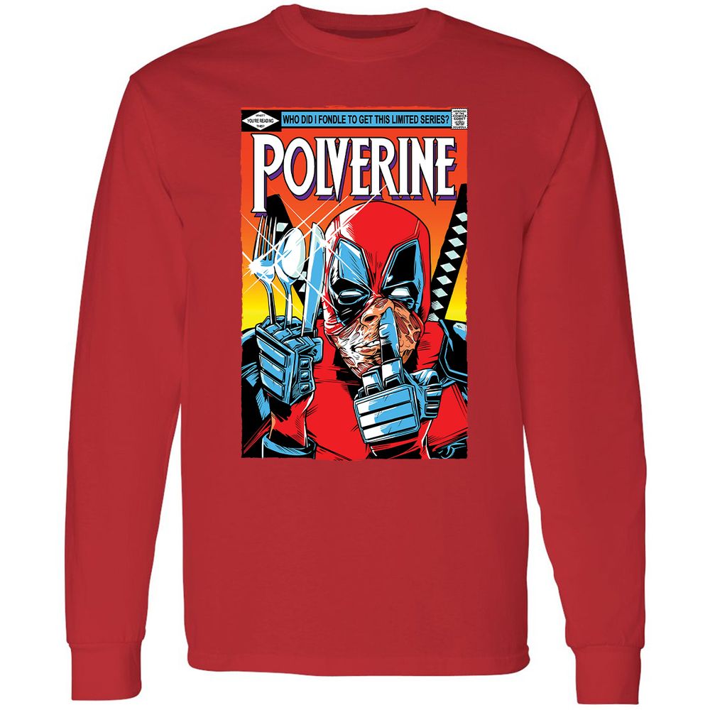 Long Sleeve T-Shirt - NYVUJRT5 - Red - 14