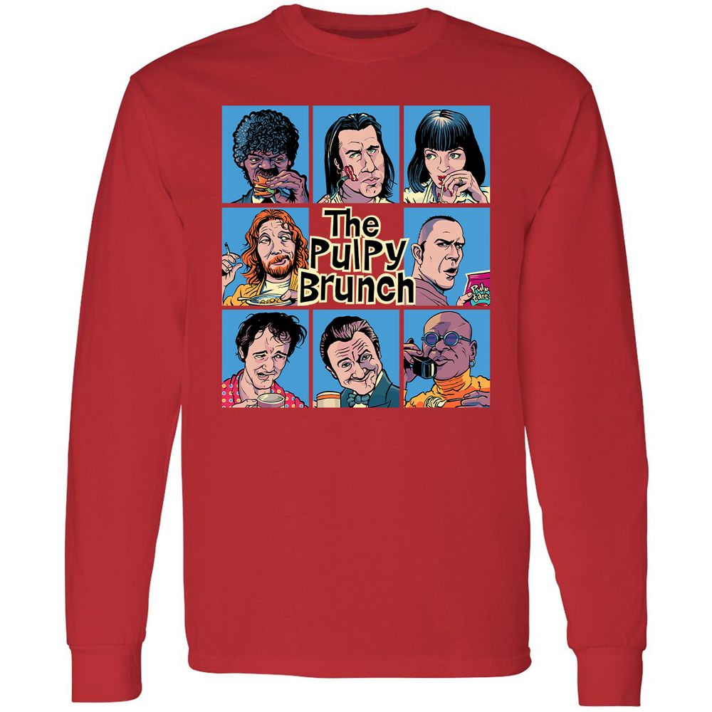 Long Sleeve T-Shirt - 777Z2SE7 - Red - 14