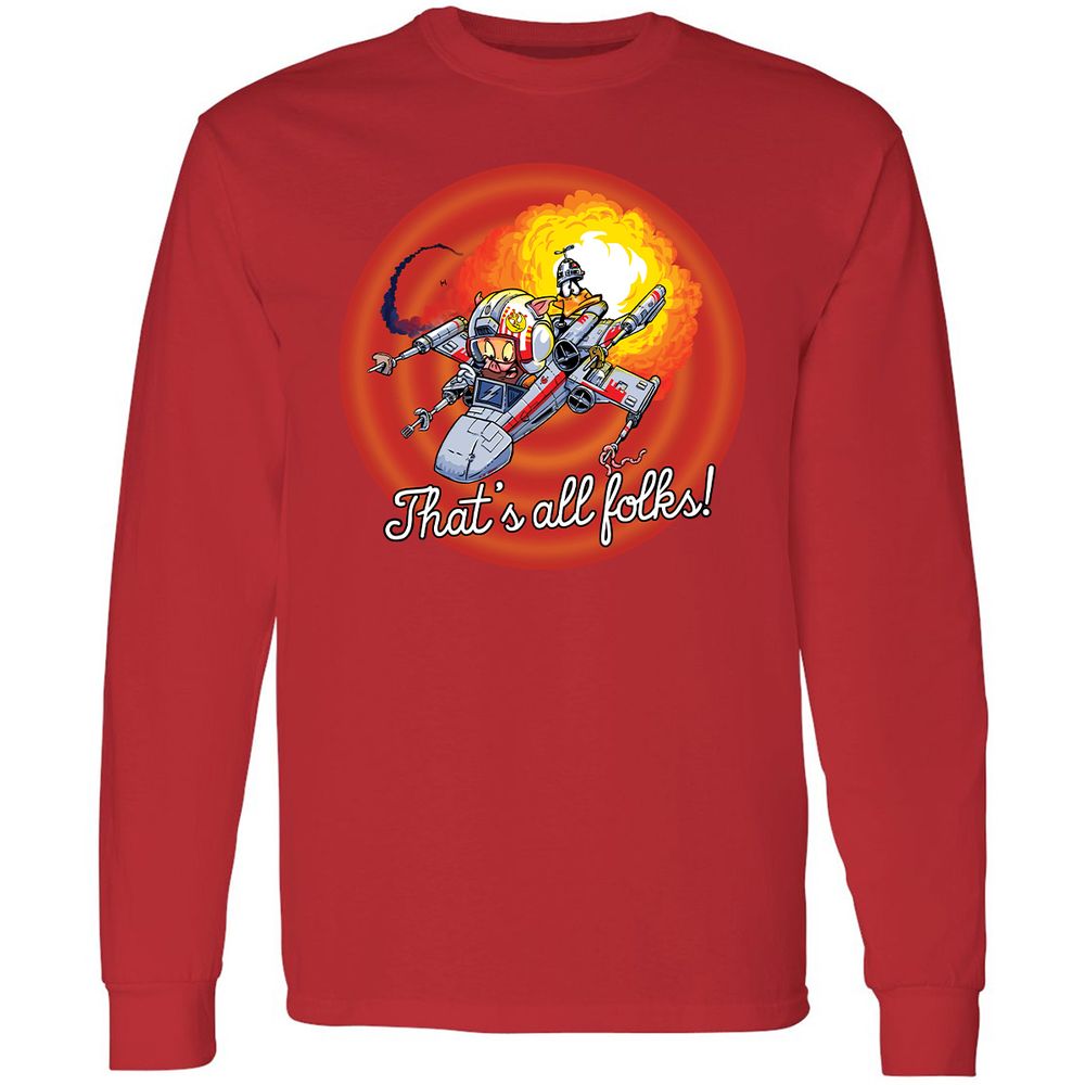 Long Sleeve T-Shirt - VQG3HSMP - Red - 14