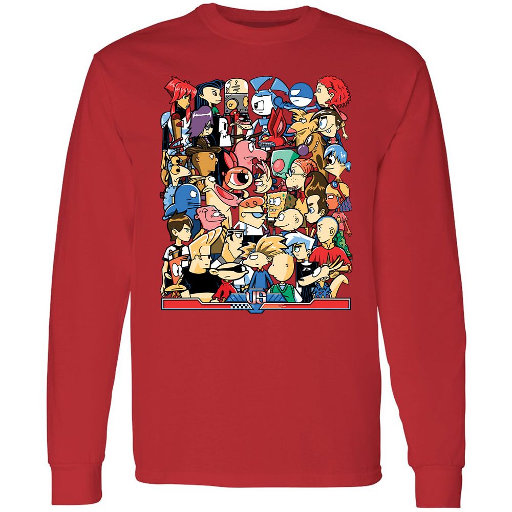 Long Sleeve T-Shirt - 6WDC14VG - Red - 14