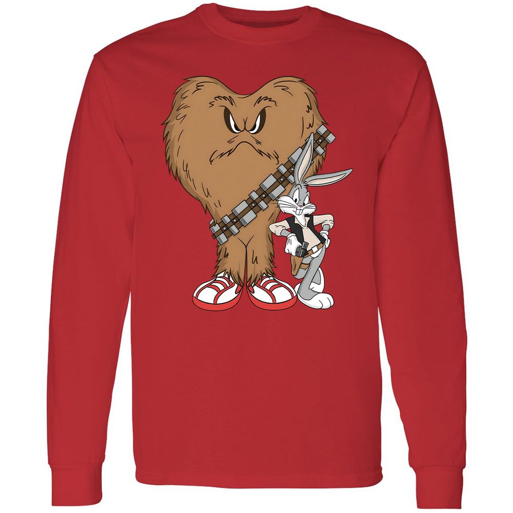 Long Sleeve T-Shirt - FYP5A8FZ - Red - 14