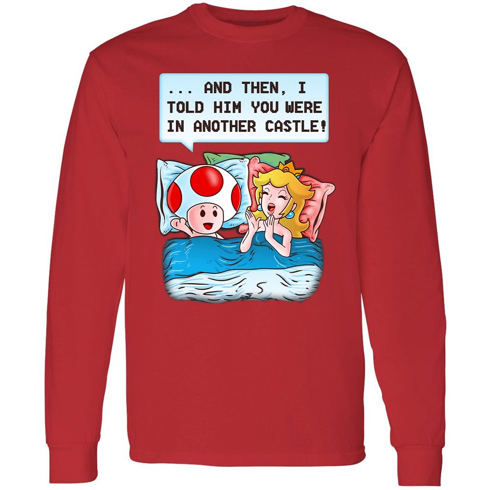 Long Sleeve T-Shirt - FLRZYS4H - Red - 14
