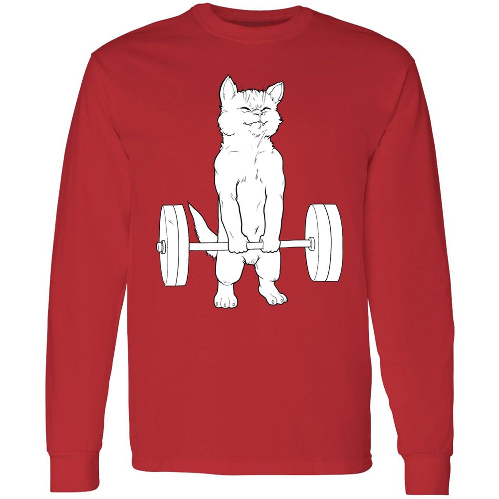 Long Sleeve T-Shirt - X4AWUGHD - Red - 14