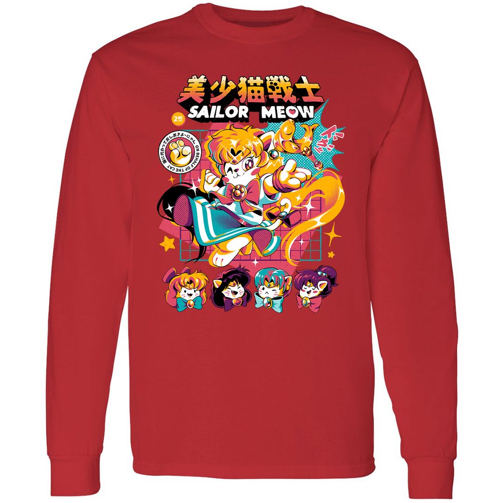 Long Sleeve T-Shirt - 3NFUD4CA - Red - 14