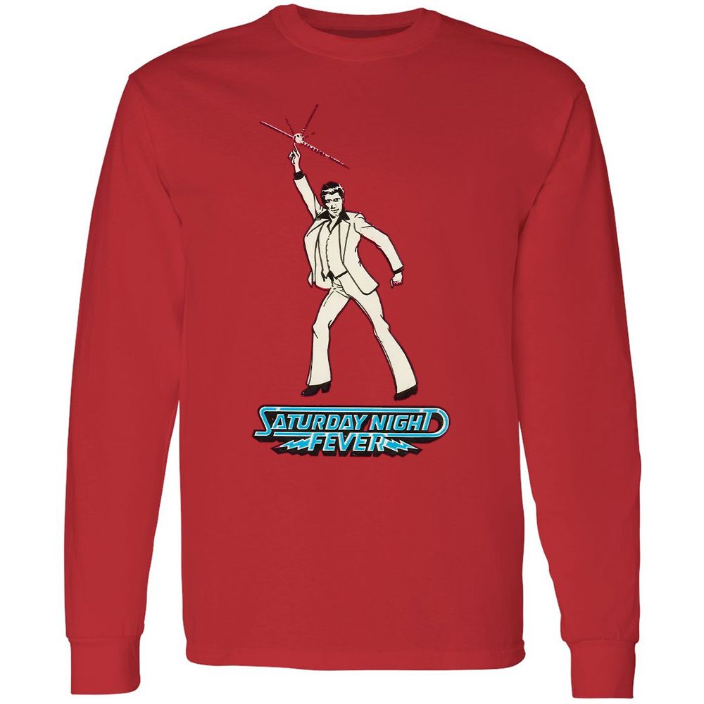 Long Sleeve T-Shirt - A4GN9LKC - Red - 14