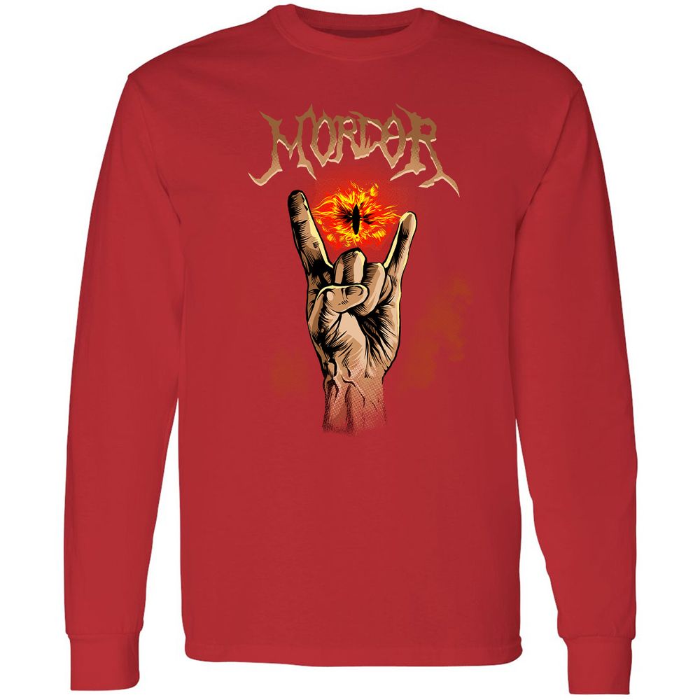 Long Sleeve T-Shirt - 7YRY6UP1 - Red - 14