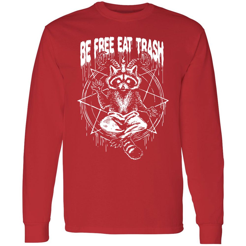 Long Sleeve T-Shirt - D5GYQN5C - Red - 14