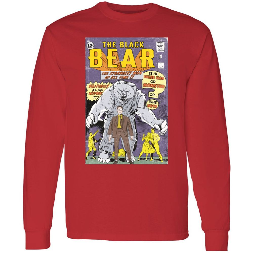 Long Sleeve T-Shirt - YAHG51XC - Red - 14