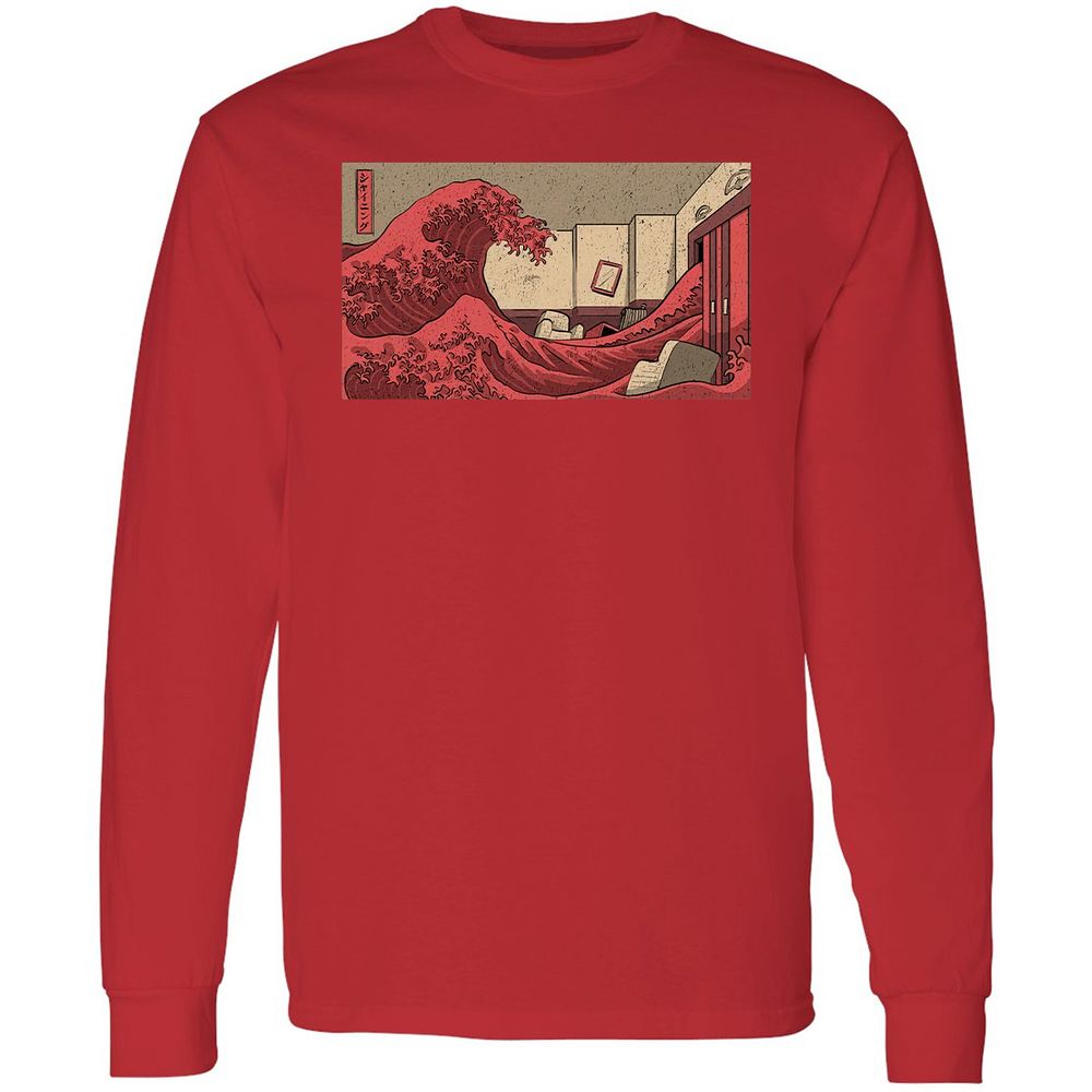 Long Sleeve T-Shirt - HZ7428UH - Red - 14