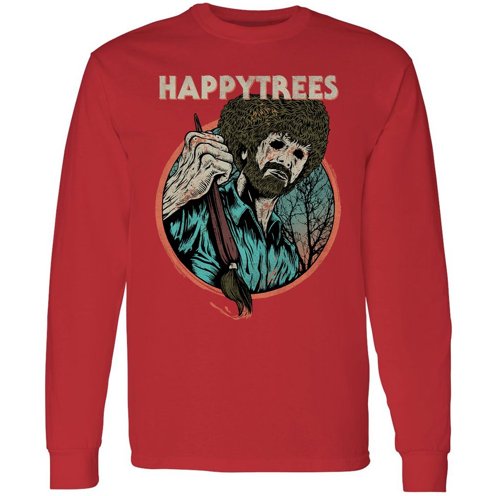 Long Sleeve T-Shirt - YF6V4ENB - Red - 14