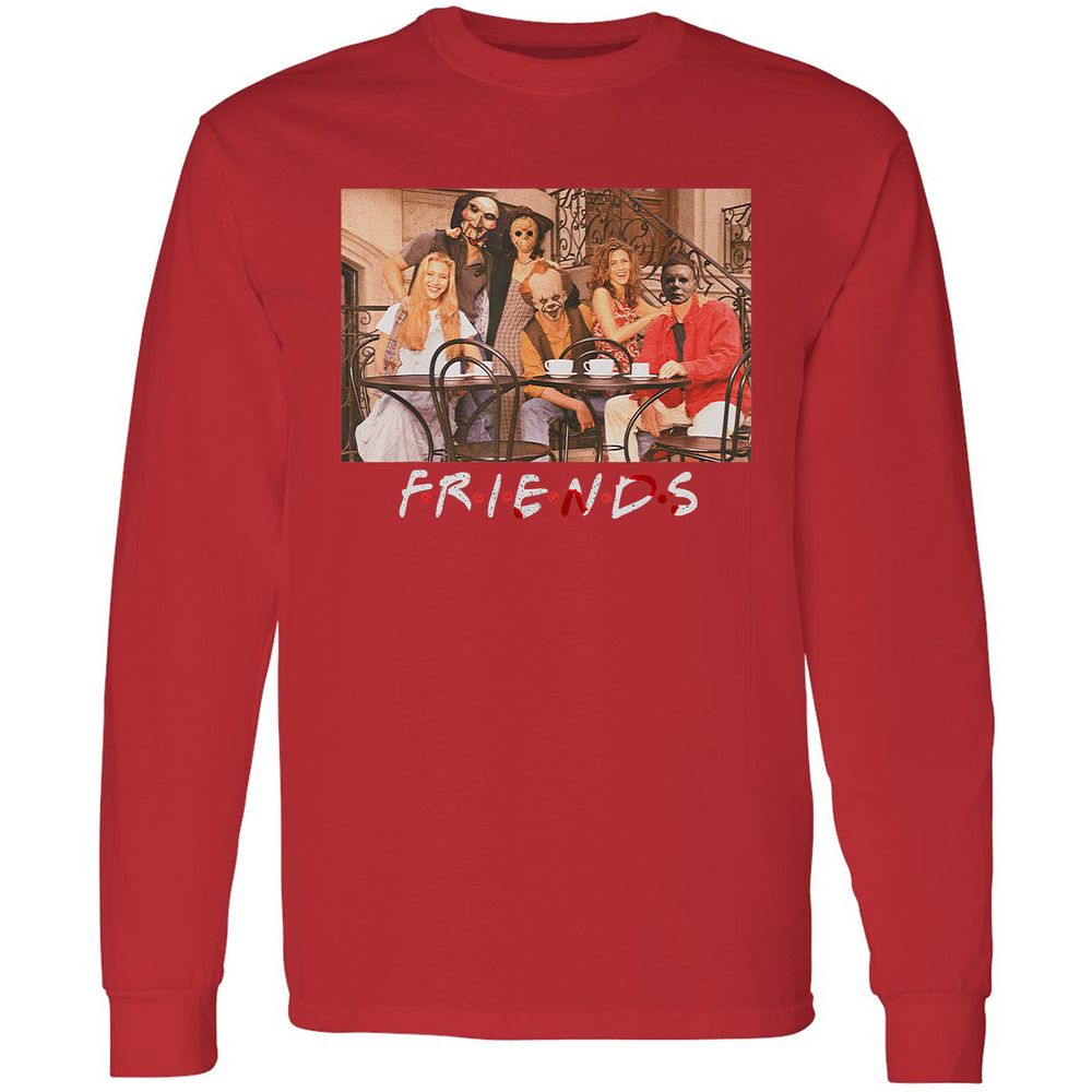 Long Sleeve T-Shirt - KJJZP7JW - Red - 14