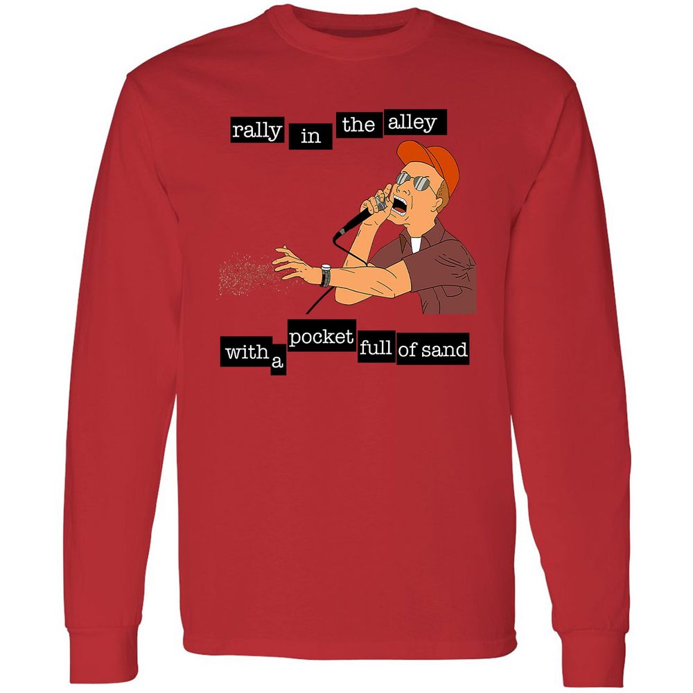 Long Sleeve T-Shirt - 8SQWV7WS - Red - 14