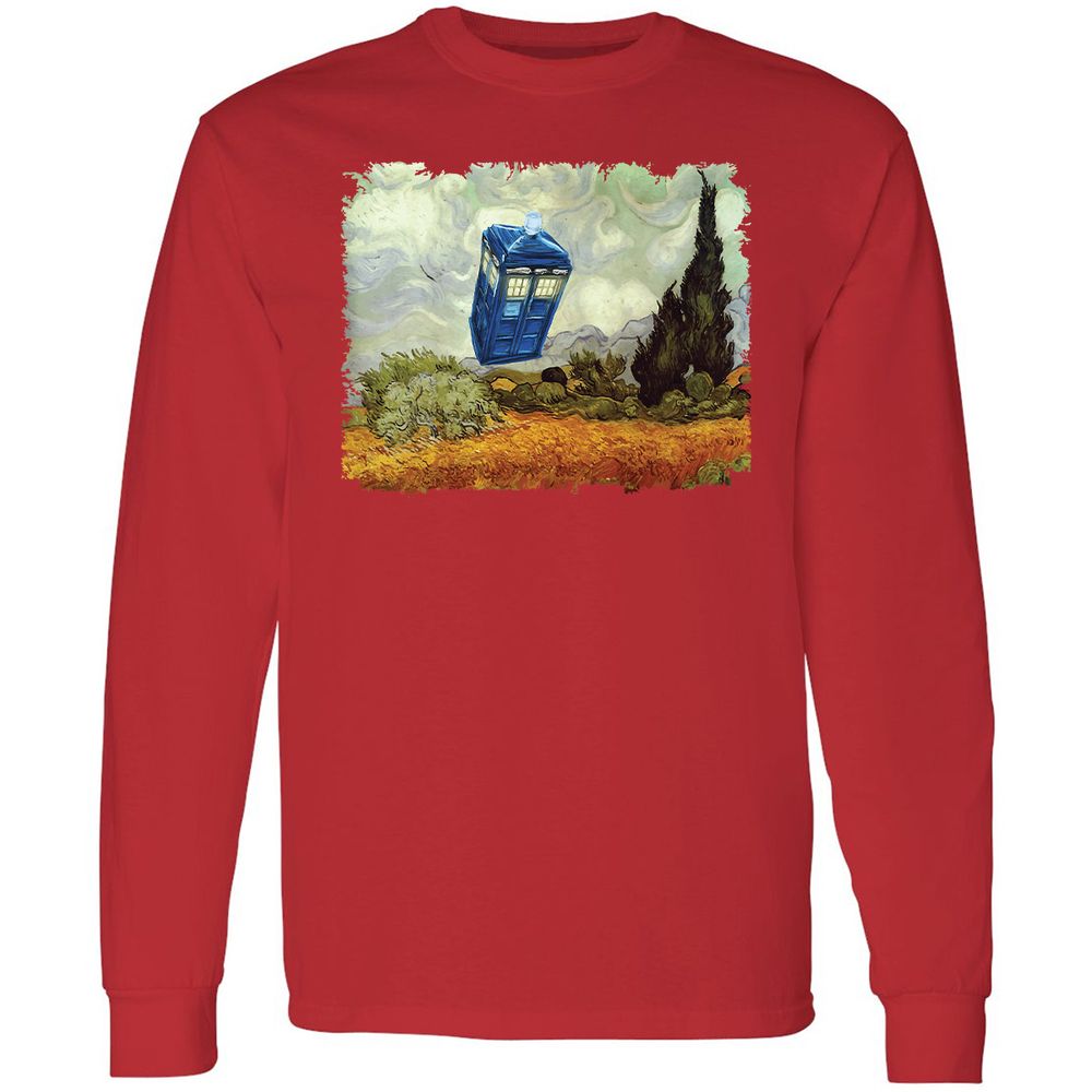 Long Sleeve T-Shirt - 7TY81HWU - Red - 14
