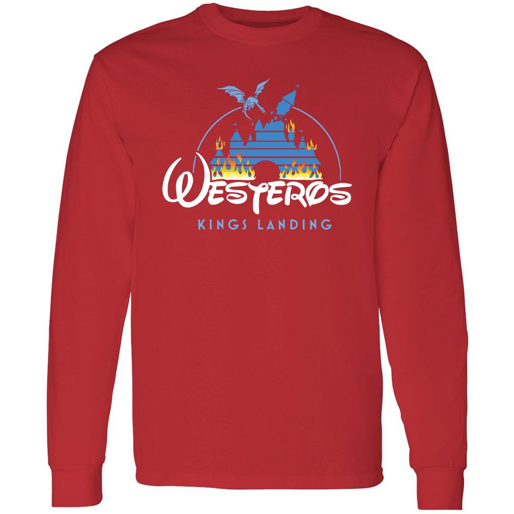 Long Sleeve T-Shirt - L5T4G5PM - Red - 14