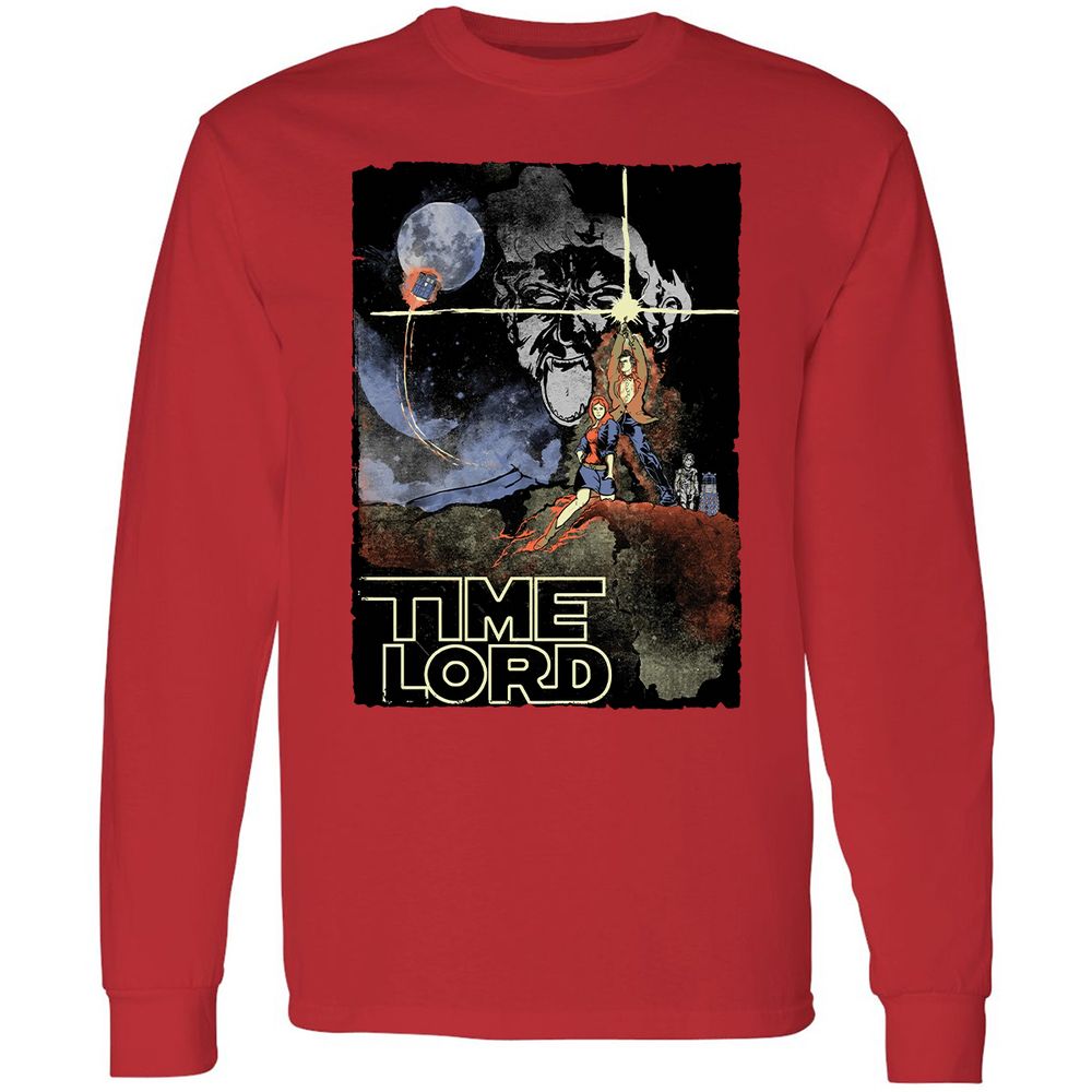 Long Sleeve T-Shirt - SYZ5QQL8 - Red - 14