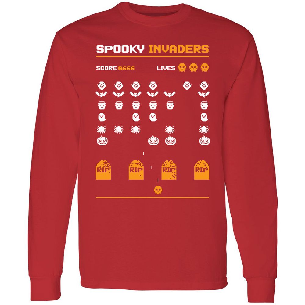 Long Sleeve T-Shirt - PR2ZZ3M7 - Red - 14