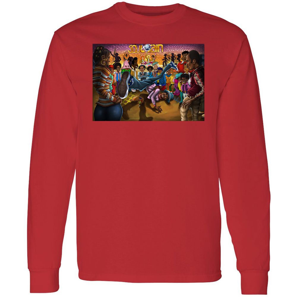 Long Sleeve T-Shirt - PEQCUYD5 - Red - 14