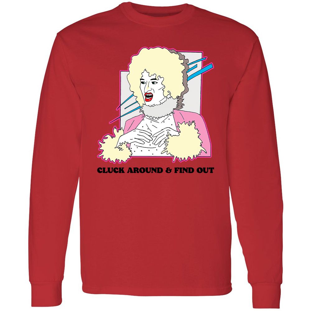 Long Sleeve T-Shirt - 4TNBMZRL - Red - 14