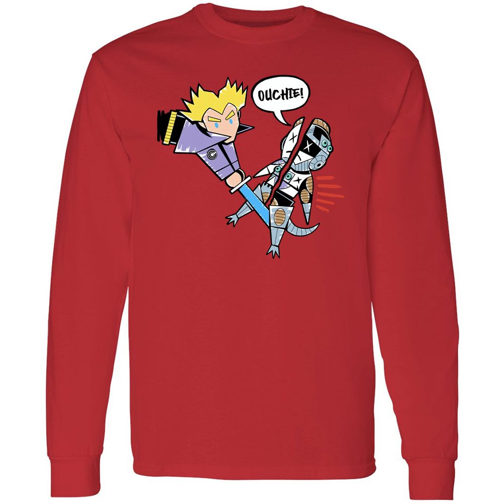 Long Sleeve T-Shirt - A5FFDEP6 - Red - 14