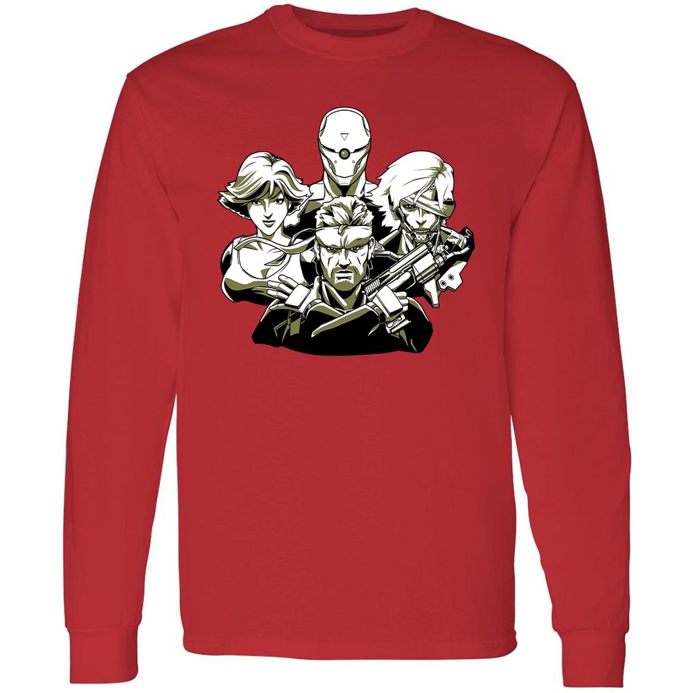 Long Sleeve T-Shirt - GJ8EC445 - Red - 14