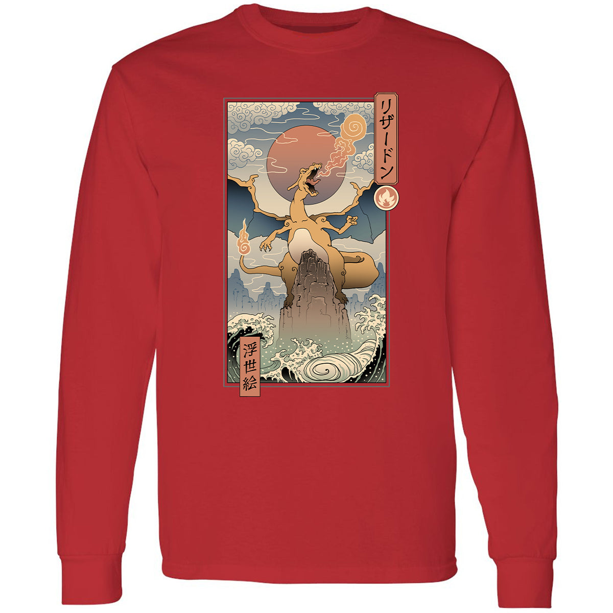 Long Sleeve T-Shirt - PU69DM19 - Red - 14