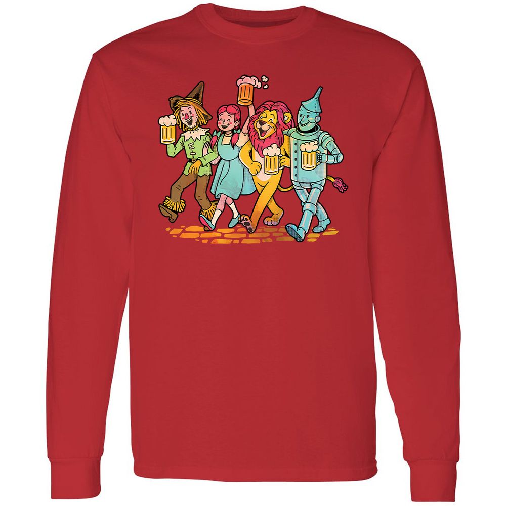 Long Sleeve T-Shirt - XRN6ALXH - Red - 14