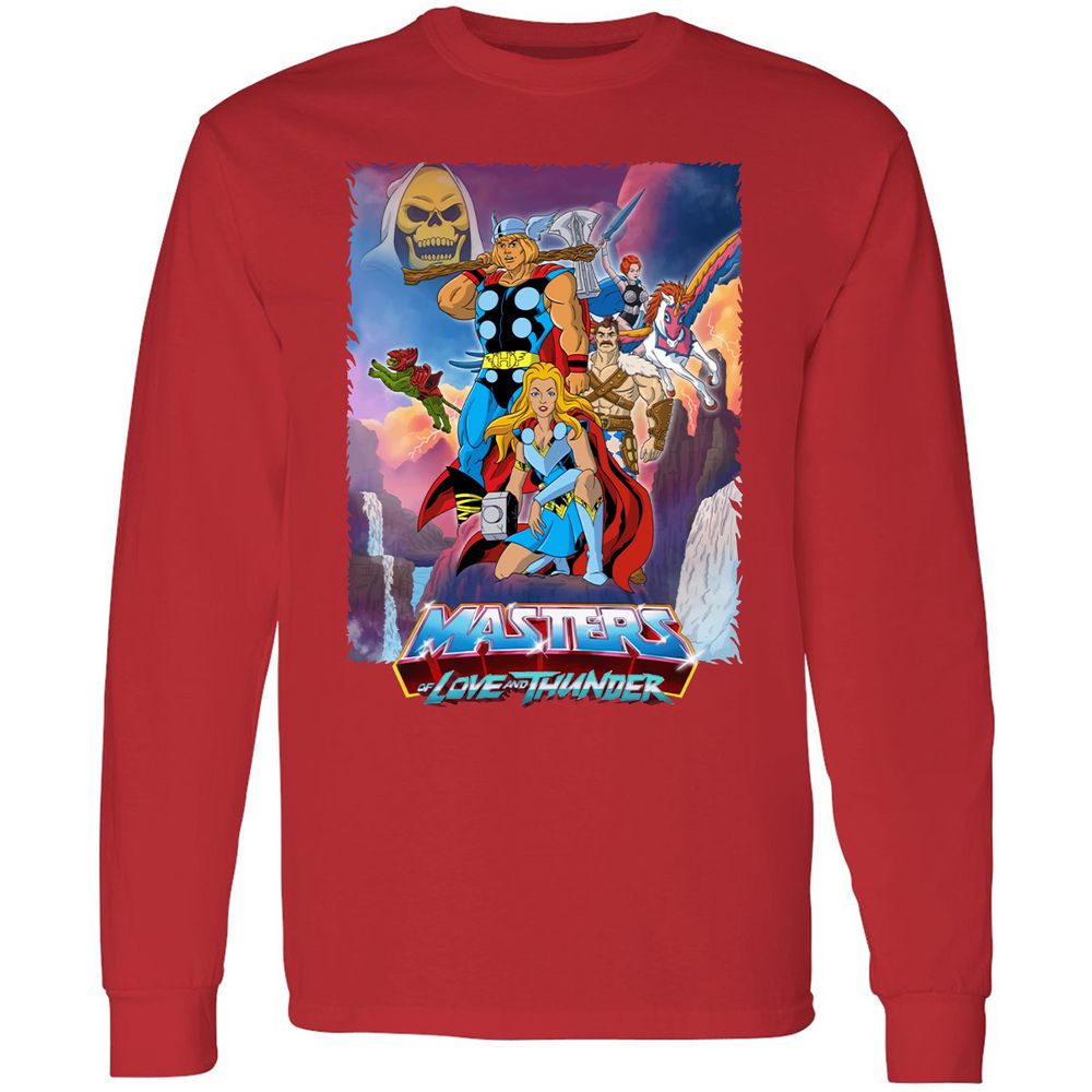 Long Sleeve T-Shirt - MLCZJL19 - Red - 14