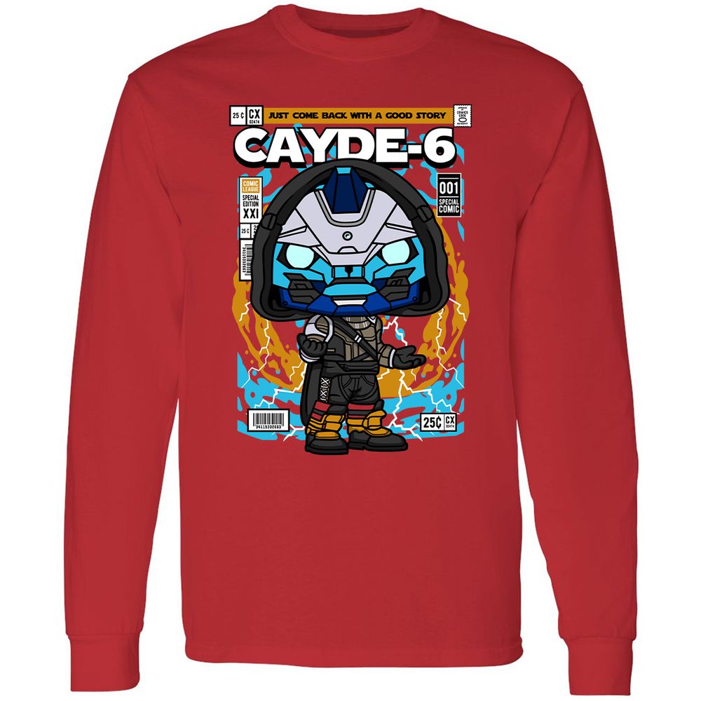 Long Sleeve T-Shirt - 84EP2FNF - Red - 14