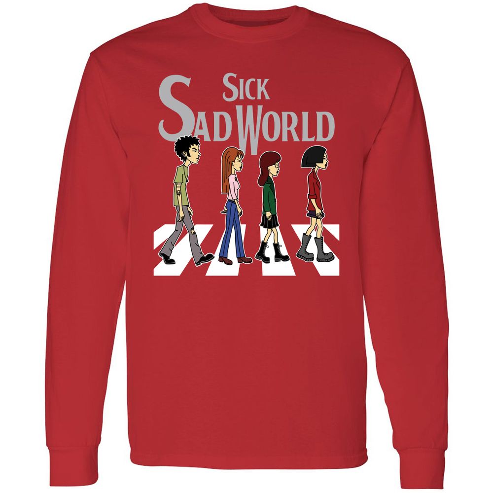 Long Sleeve T-Shirt - XBAV9YBS - Red - 14