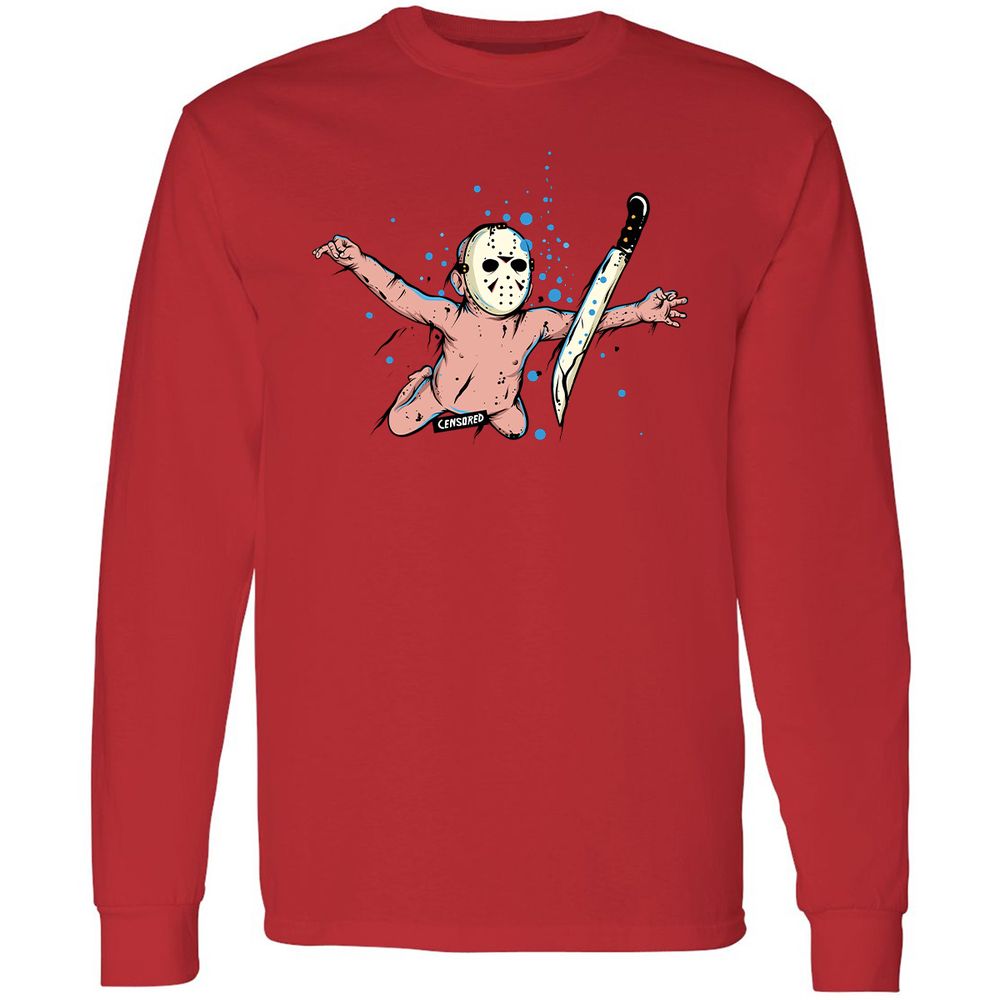 Long Sleeve T-Shirt - W9ME9T98 - Red - 14