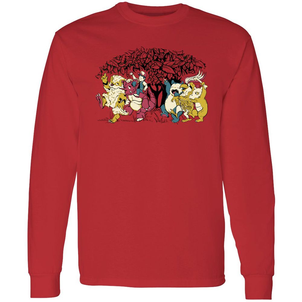 Long Sleeve T-Shirt - 6LA2G7BR - Red - 14