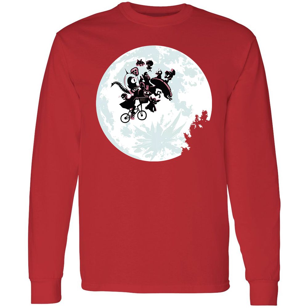 Long Sleeve T-Shirt - EKCHF856 - Red - 14